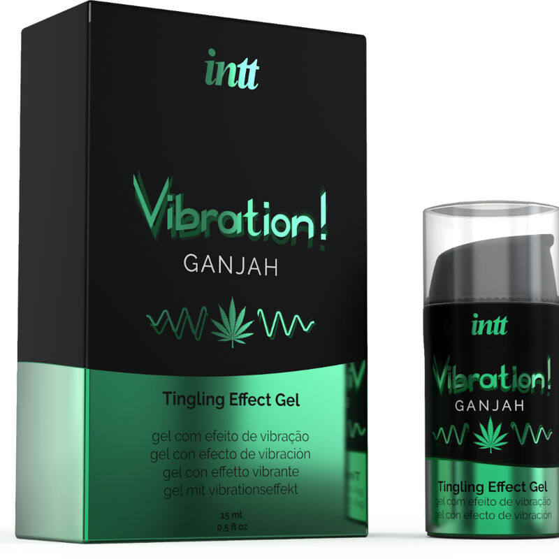 INTT - POTENTE STIMOLANTE INTIMO GEL VIBRANTE LIQUIDO CANNABIS 15ML