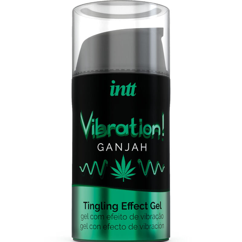 INTT - POTENTE STIMOLANTE INTIMO GEL VIBRANTE LIQUIDO CANNABIS 15ML
