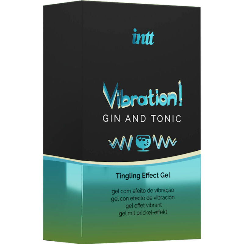 INTT - GEL VIBRANTE LIQUIDO POTENTE STIMOLANTE INTIMO GIN & TONIC 15ML