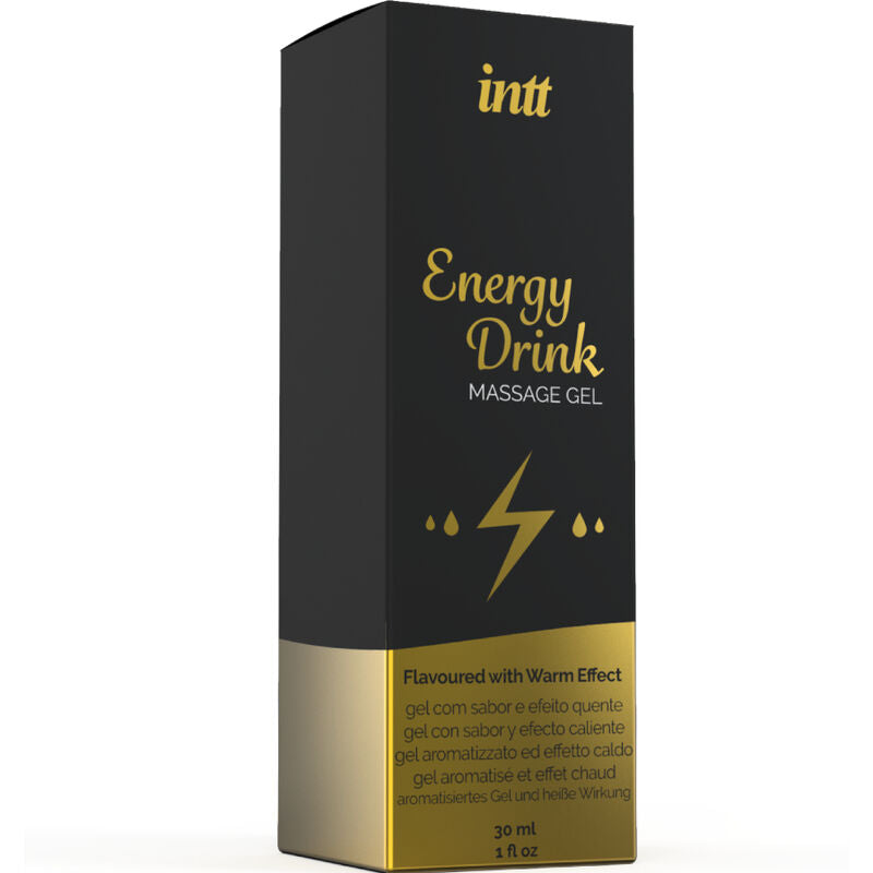 INTT MASSAGE & ORAL SEX - GEL DA MASSAGGIO ENERGIZZANTE AROMATIZZATO AL GUSTO DI BEVANDE CON EFFETTO RISCALDANTE