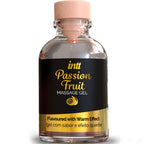 INTT MASSAGE & ORAL SEX - GEL DA MASSAGGIO GUSTO FRUTTO DELLA PASSIONE CON EFFETTO CALORE