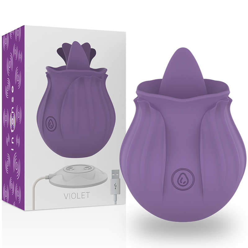 INTENSE - STIMOLATORE CLITORIDEO VIOLA 10 VIBRAZIONI LILLA