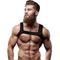 FETISH SUBMISSIVE ATTITUDE - ARNÉS DE PECHO DE NEOPRENO PARA HOMBRES TALLA L