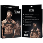 FETISH SUBMISSIVE ATTITUDE - IMBRACATURA PETTORALE IN ECOPELLE DA UOMO BRIGADE