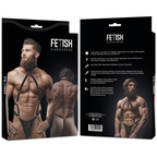 FETISH SUBMISSIVE ATTITUDE - IMBRACATURA JOCKSTRAP IN PELLE ECOLOGICA DA UOMO