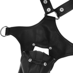 FETISH SUBMISSIVE ATTITUDE - IMBRACATURA JOCKSTRAP IN PELLE ECOLOGICA DA UOMO