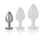 PLUG ANALE INTENSE IN ALLUMINIO CON CUORE ROSA TAGLIA S