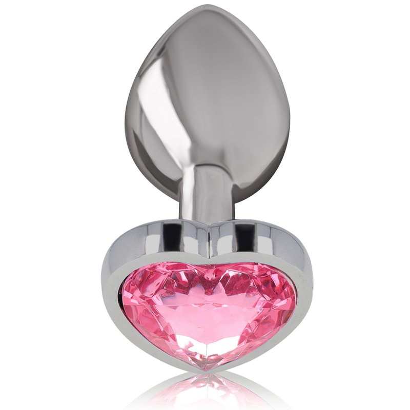 PLUG ANALE INTENSE IN ALLUMINIO CON CUORE ROSA TAGLIA S