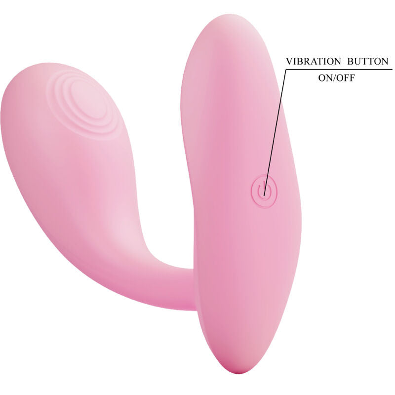 PRETTY LOVE - BAIRD APPLICATORE PUNTO G 12 VIBRAZIONI RICARICABILE ROSA
