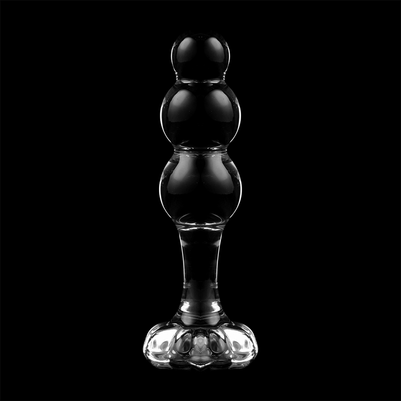 NEBULA SERIES BY IBIZA - MODELLO 1 TAPPO IN VETRO BOROSILICATO TRASPARENTE 10,5 CM -O- 3 CM