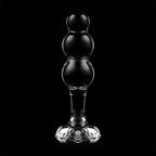 NEBULA SERIES BY IBIZA - MODELLO 1 TAPPO IN VETRO BOROSILICATO TRASPARENTE 10,5 CM -O- 3 CM