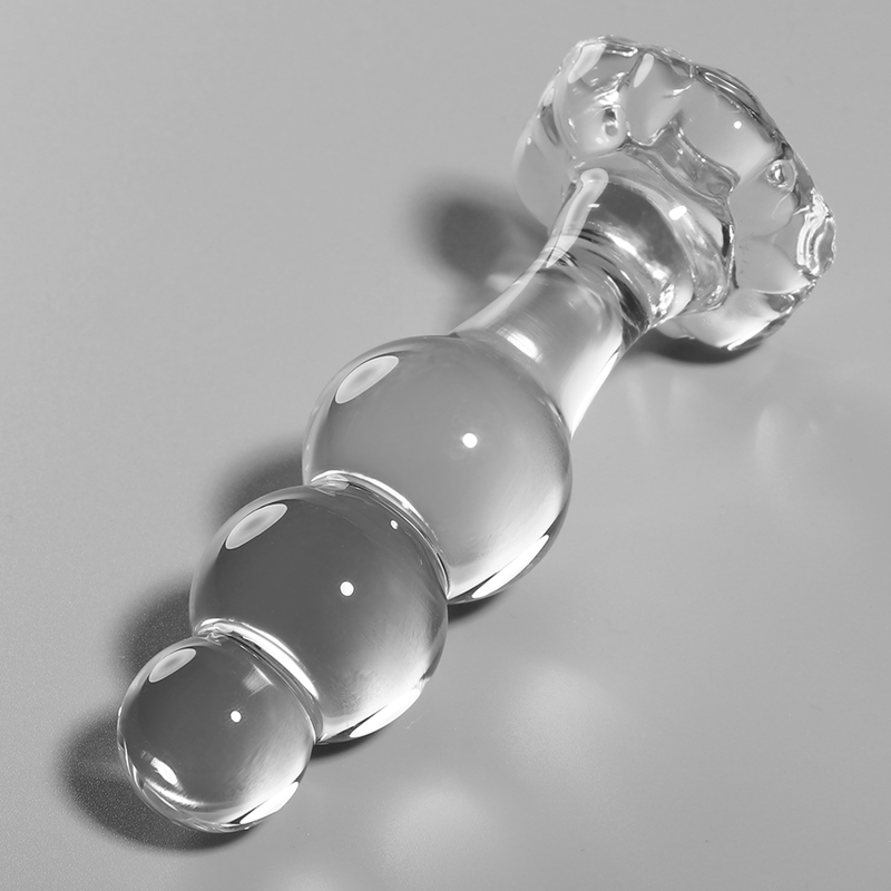 NEBULA SERIES BY IBIZA - MODELLO 1 TAPPO IN VETRO BOROSILICATO TRASPARENTE 10,5 CM -O- 3 CM