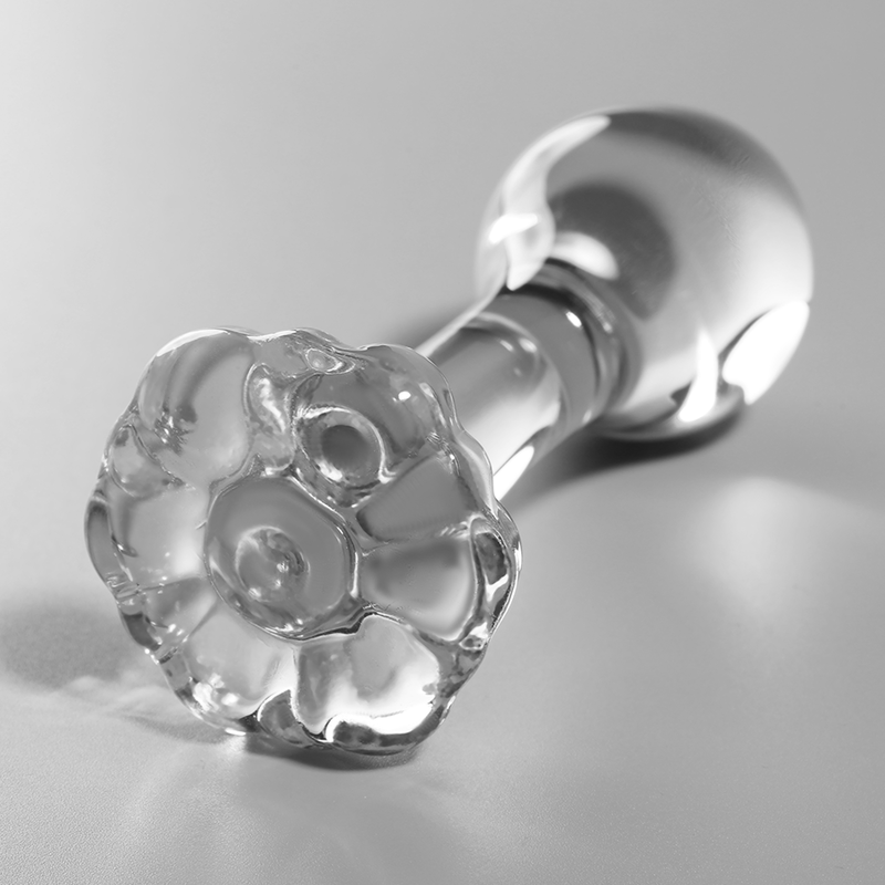 NEBULA SERIES BY IBIZA - ANAL PLUG MODELLO 2 VETRO BOROSILICATO TRASPARENTE 11 CM -O- 3,5 CM