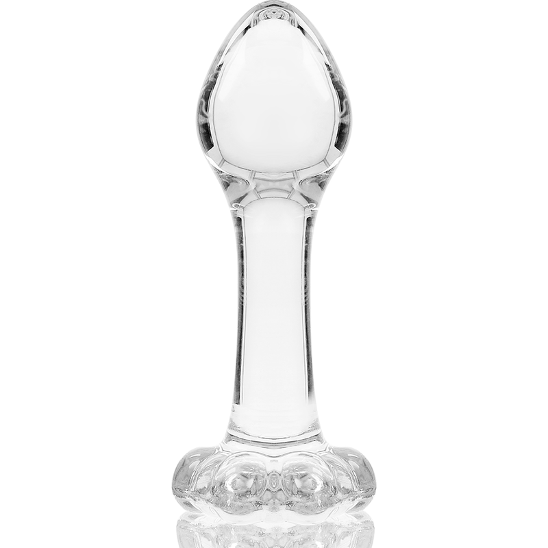 NEBULA SERIES BY IBIZA - ANAL PLUG MODELLO 2 VETRO BOROSILICATO TRASPARENTE 11 CM -O- 3,5 CM