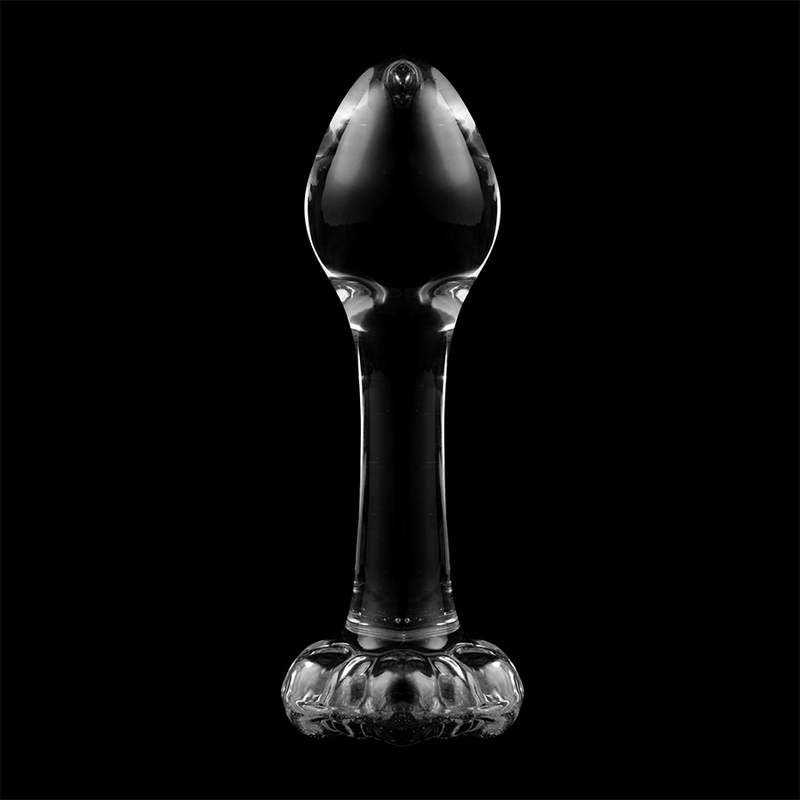 NEBULA SERIES BY IBIZA - ANAL PLUG MODELLO 2 VETRO BOROSILICATO TRASPARENTE 11 CM -O- 3,5 CM