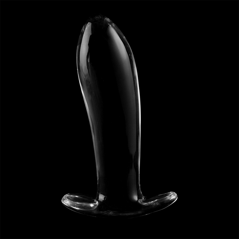 NEBULA SERIES BY IBIZA - ANAL PLUG MODELLO 5 VETRO BOROSILICATO TRASPARENTE 12,5 CM -Ø- 3,5 CM