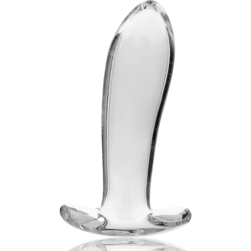 NEBULA SERIES BY IBIZA - ANAL PLUG MODELLO 5 VETRO BOROSILICATO TRASPARENTE 12,5 CM -Ø- 3,5 CM