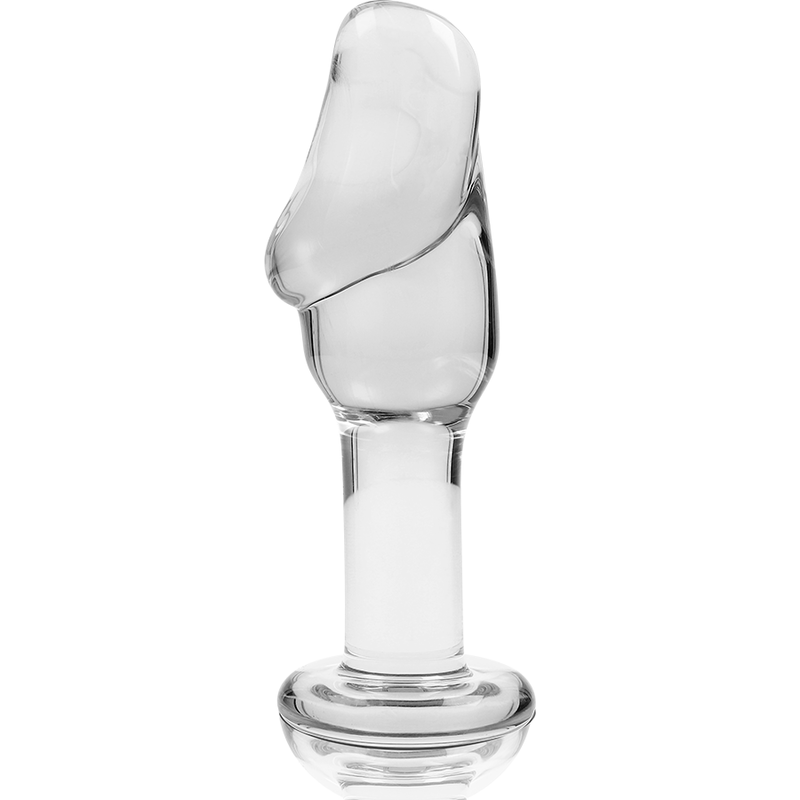 NEBULA SERIES BY IBIZA - ANAL PLUG MODELLO 6 VETRO BOROSILICATO TRASPARENTE 12,5 CM -Ø- 4 CM
