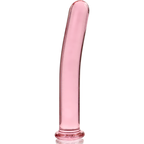 NEBULA SERIES BY IBIZA - MODELLO 8 DILDO IN VETRO BOROSILICATO ROSA 14,5 CM -O- 2 CM