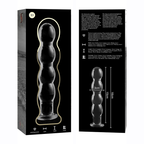 NEBULA SERIES BY IBIZA - MODELO 10 DILDO DE CRISTAL DE BOROSILICATO TRANSPARENTE 16.5 CM -O- 3.5 CM