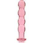 NEBULA SERIES BY IBIZA - MODELO 10 DILDO DE VIDRIO BOROSILICATO ROSA 16.5 CM -O- 3.5 CM