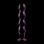 NEBULA SERIES BY IBIZA - MODELO 10 DILDO DE VIDRIO BOROSILICATO ROSA 16.5 CM -O- 3.5 CM