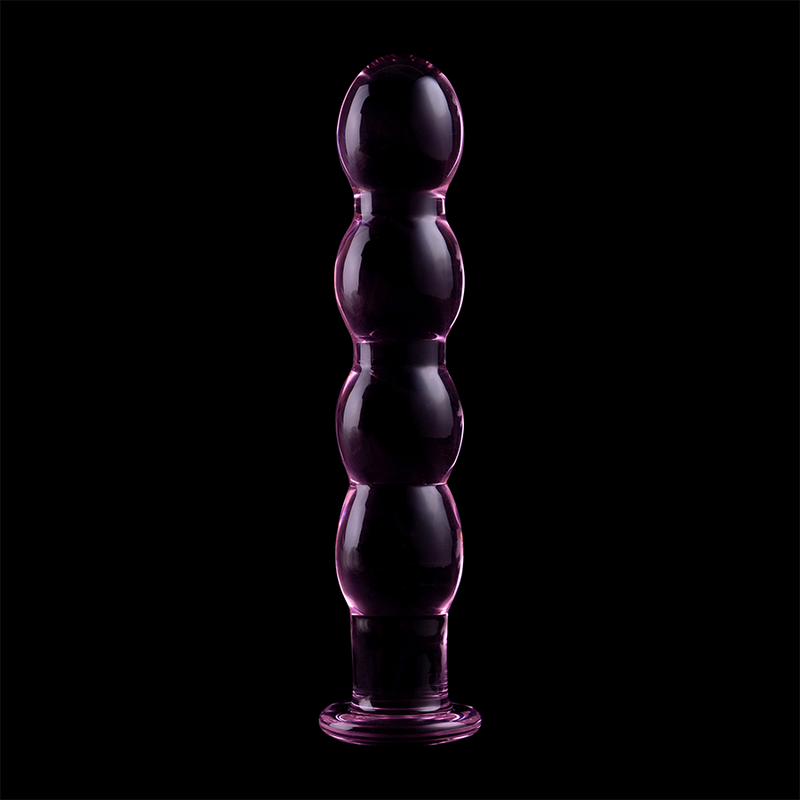 NEBULA SERIES BY IBIZA - MODELO 10 DILDO DE VIDRIO BOROSILICATO ROSA 16.5 CM -O- 3.5 CM