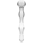 NEBULA SERIES BY IBIZA - MODEL 13 BOROSILICATE GLASS DILDO 18 CM -O- 3.5 CM