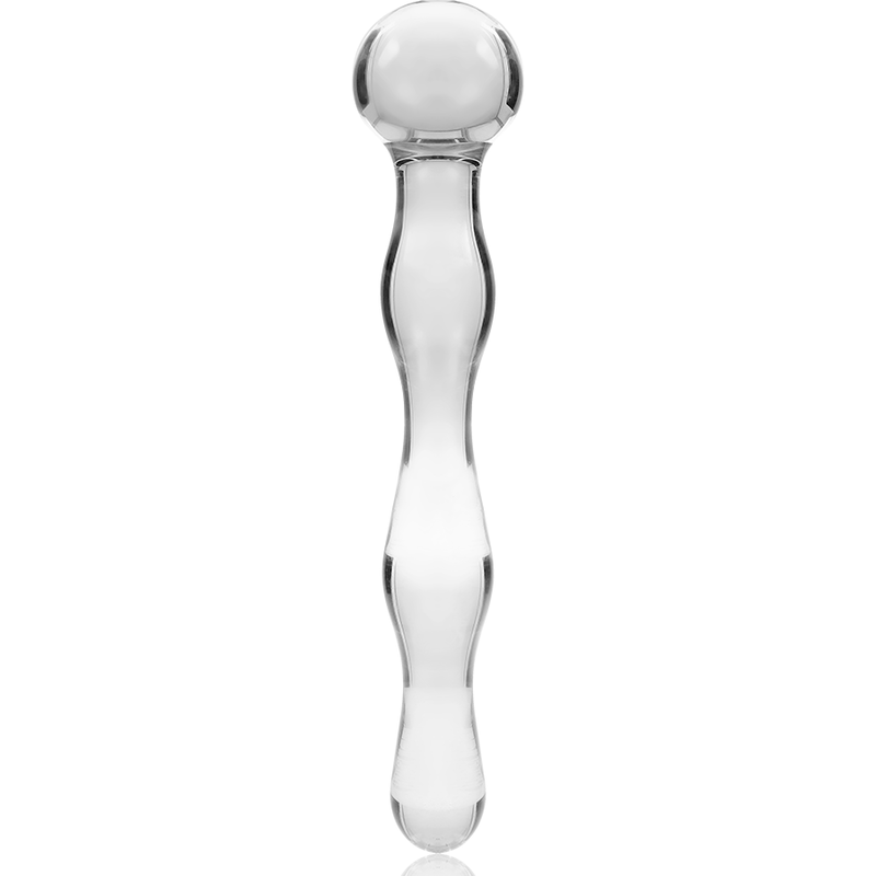 NEBULA SERIES BY IBIZA - MODEL 13 BOROSILICATE GLASS DILDO 18 CM -O- 3.5 CM