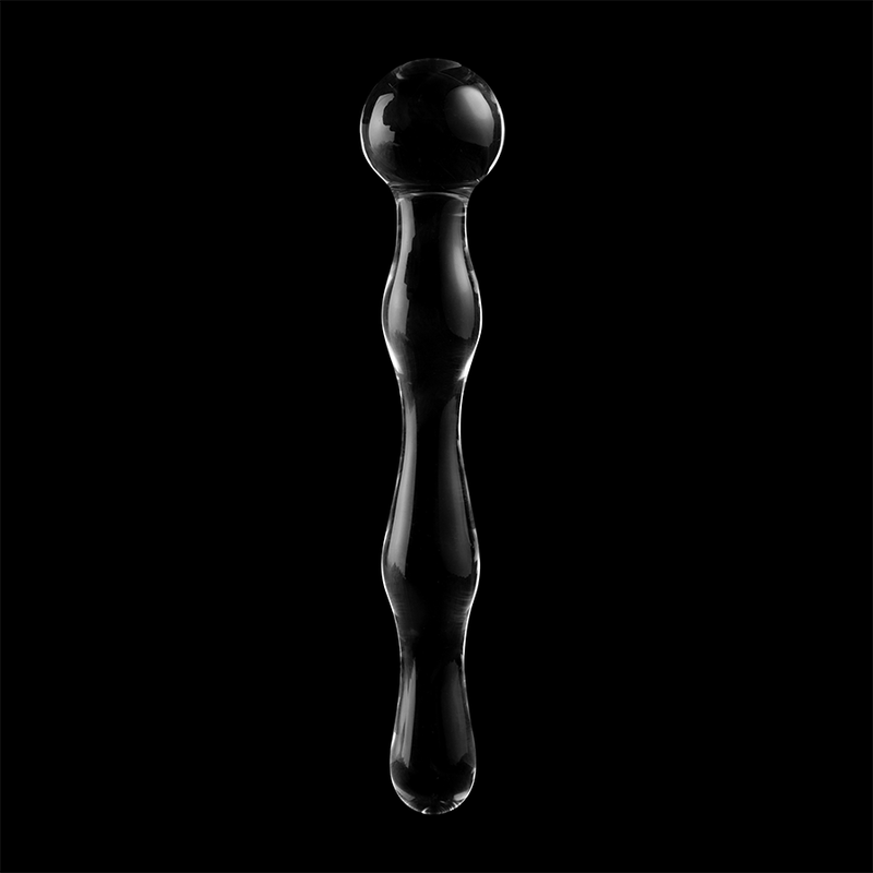 NEBULA SERIES BY IBIZA - MODEL 13 BOROSILICATE GLASS DILDO 18 CM -O- 3.5 CM