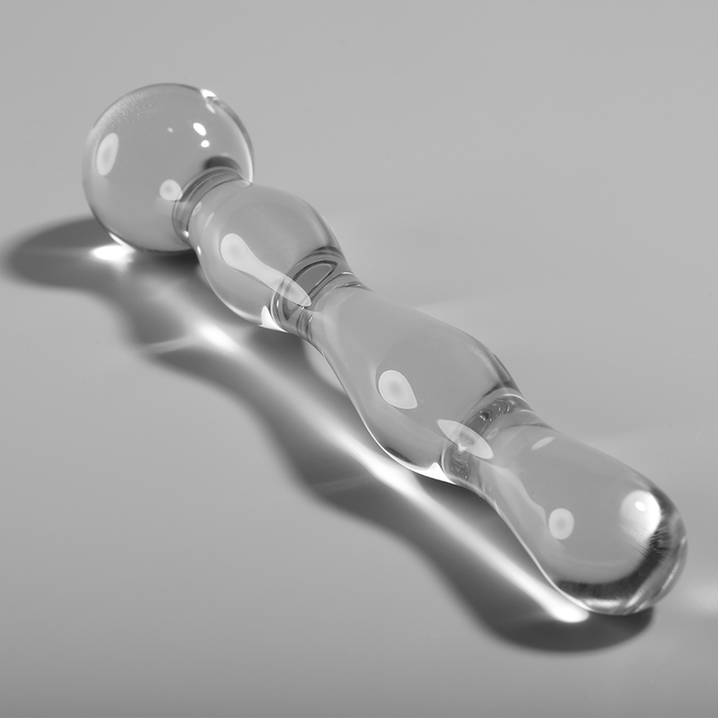 NEBULA SERIES BY IBIZA - MODEL 13 BOROSILICATE GLASS DILDO 18 CM -O- 3.5 CM