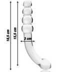 NEBULA SERIES BY IBIZA - MODELO 14 CONO DE VIDRIO DE BOROSILICATO TRANSPARENTE 18.5 CM -O- 3 CM