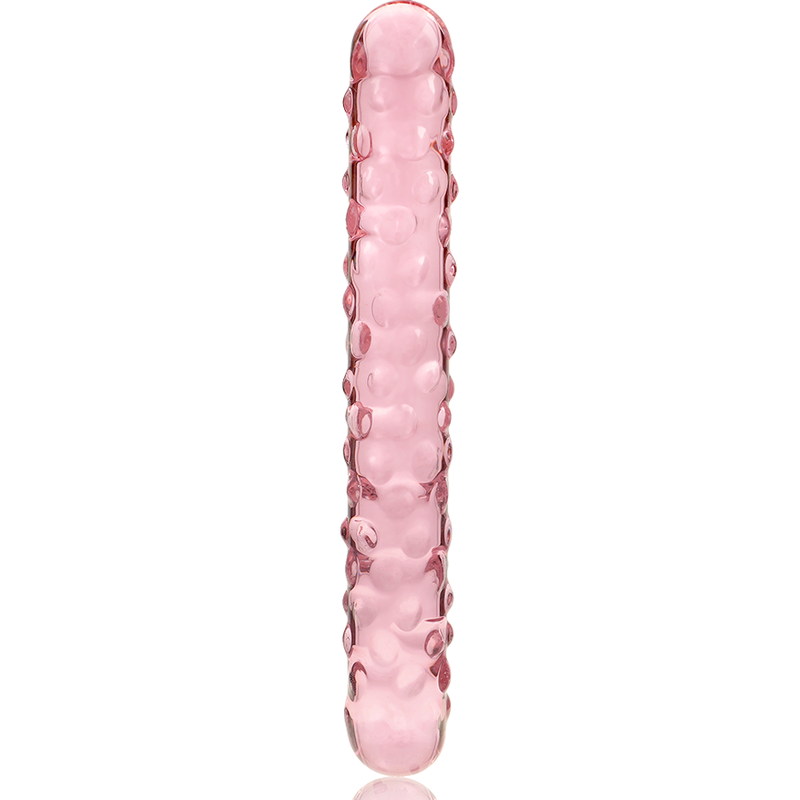 NEBULA SERIES BY IBIZA - MODELO 15 DILDO DE VIDRIO BOROSILICATO ROSA 18.5 CM -O- 3 CM