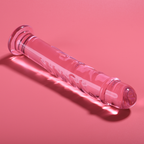 NEBULA SERIES BY IBIZA - MODELLO 16 DILDO IN VETRO BOROSILICATO ROSA 18,5 CM -O- 3 CM