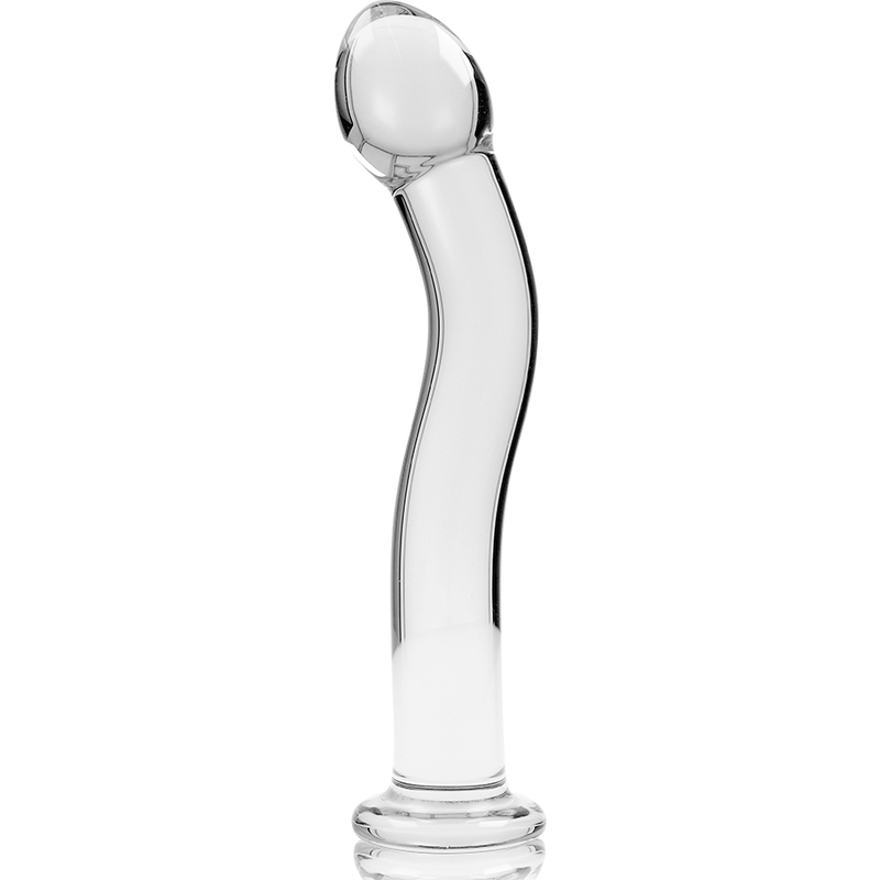 NEBULA SERIES BY IBIZA - MODELLO 18 GODO IN VETRO BOROSILICATO TRASPARENTE 18,5 CM -Ø- 3,5 CM