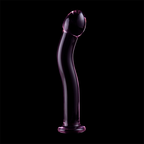 NEBULA SERIES BY IBIZA - MODELO 18 DILDO DE VIDRIO BOROSILICATO ROSA 18.5 CM -Ø- 3.5 CM