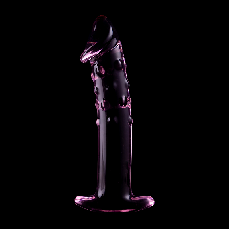 NEBULA SERIES BY IBIZA - BOROSILICATE GLASS DILDO PINK 18.5 CM -O- 4 CM