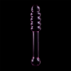 NEBULA SERIES BY IBIZA - MODELO 20 DILDO DE VIDRIO BOROSILICATO ROSA 20.5 CM -Ø- 3 CM