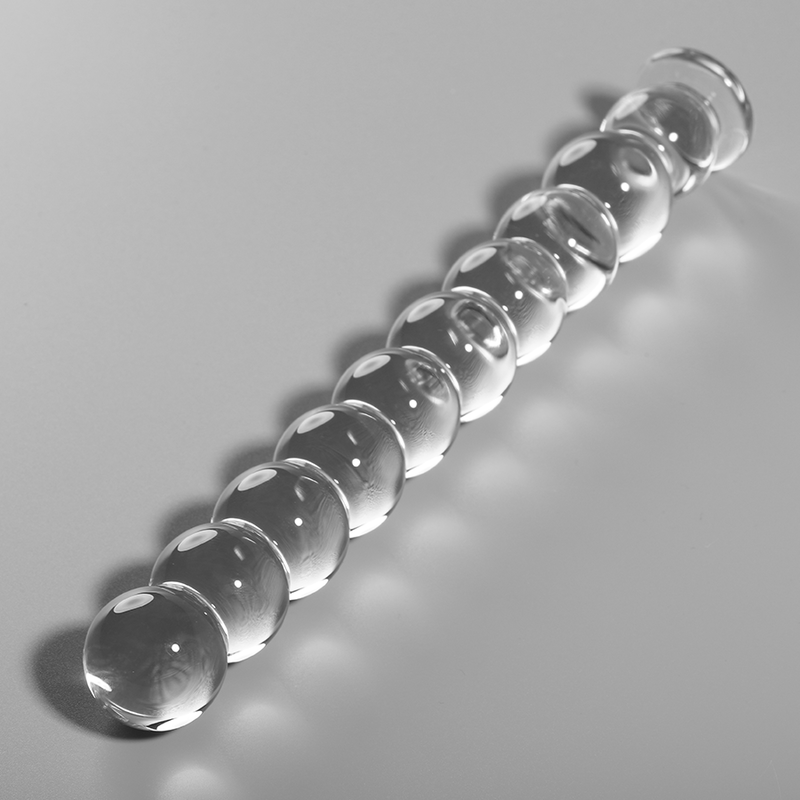 NEBULA SERIES BY IBIZA - MODELO 22 DILATADOR DE VIDRIO BOROSILICATO CLARO 21.5 CM -O- 2.5 CM
