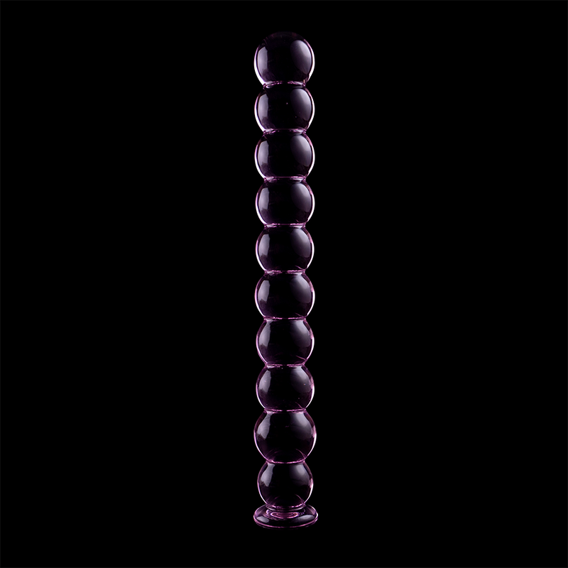 NEBULA SERIES BY IBIZA - MODEL 22 PINK BOROSILICATE GLASS DILDO 21.5 CM -Ø- 2.5 CM