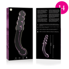 NEBULA SERIES BY IBIZA - MODELLO 14 DILDO IN VETRO BOROSILICATO ROSA 18,5 CM -O- 3 CM