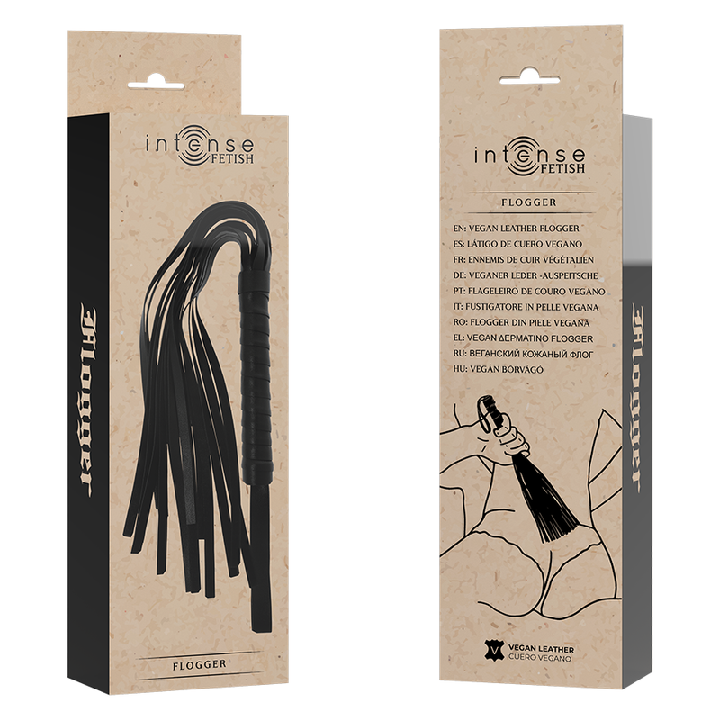 INTENSE - VEGAN LEATHER FETISH FLOGGER