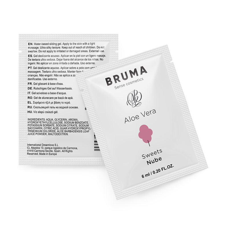BRUMA - GEL LUBRIFICANTE ALL'ALOE VERA GUSTO CARAMELLA 6 ML