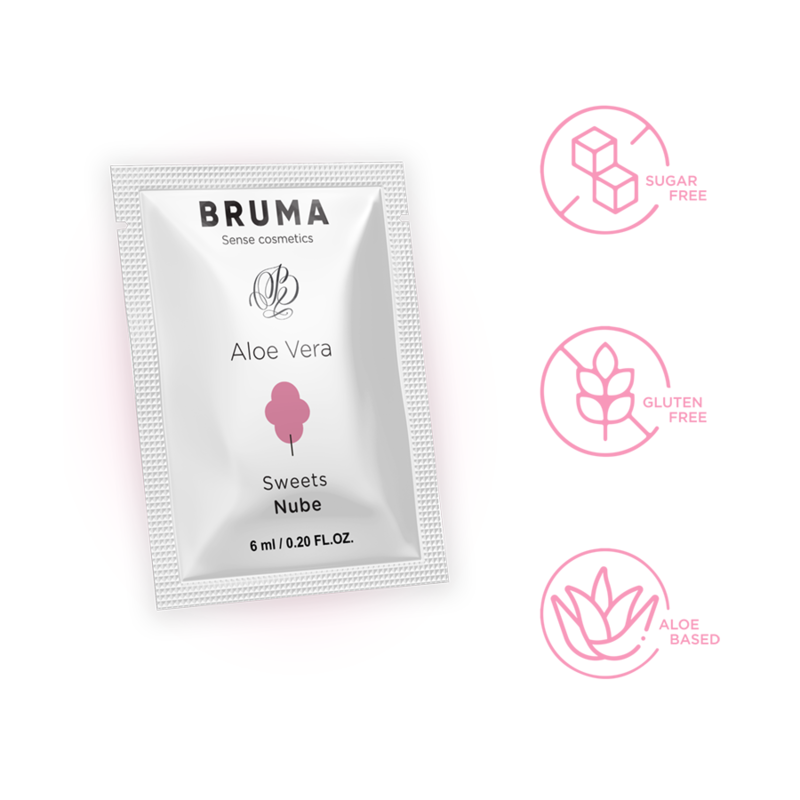 BRUMA - GEL LUBRIFICANTE ALL'ALOE VERA GUSTO CARAMELLA 6 ML