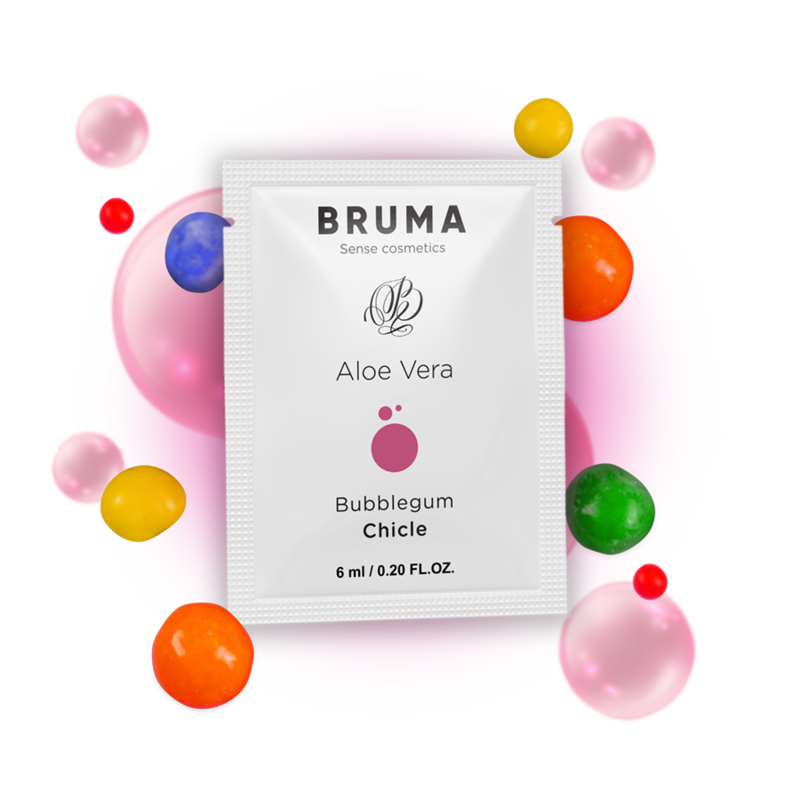 BRUMA - GEL LUBRIFICANTE ALOE VERA GUSTO BUBBLEGUM 6 ML