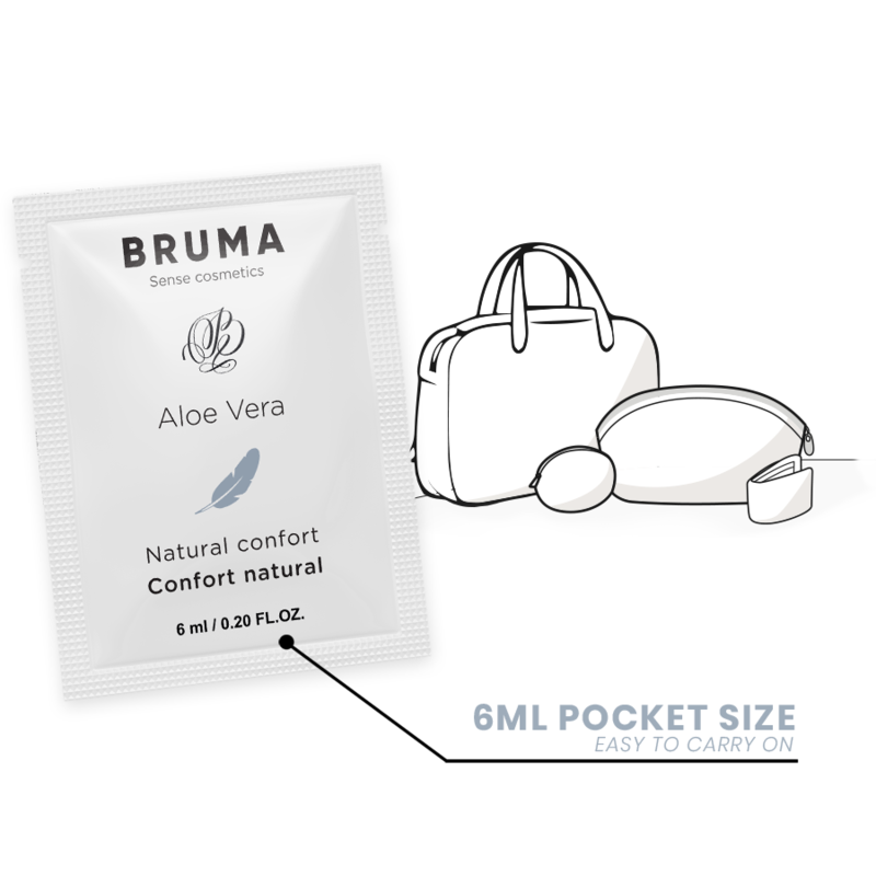 BRUMA - GEL LUBRIFICANTE ALOE VERA COMFORT NATURALE 6 ML