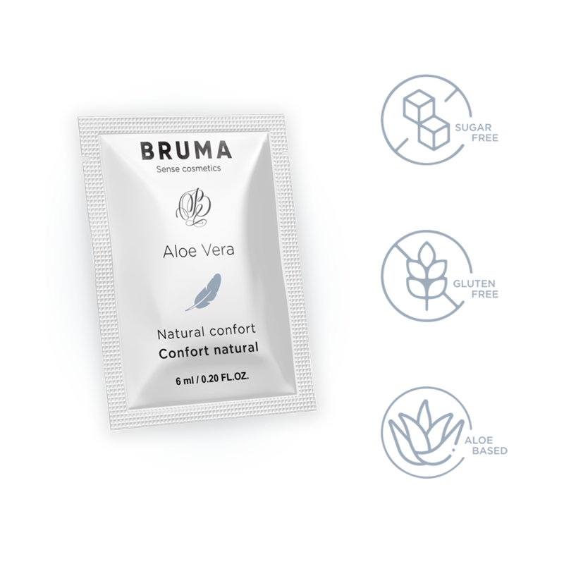 BRUMA - GEL LUBRIFICANTE ALOE VERA COMFORT NATURALE 6 ML