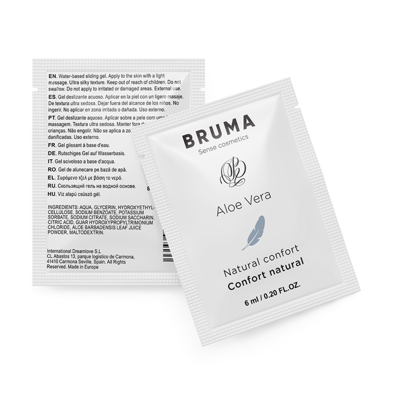 BRUMA - GEL LUBRIFICANTE ALOE VERA COMFORT NATURALE 6 ML