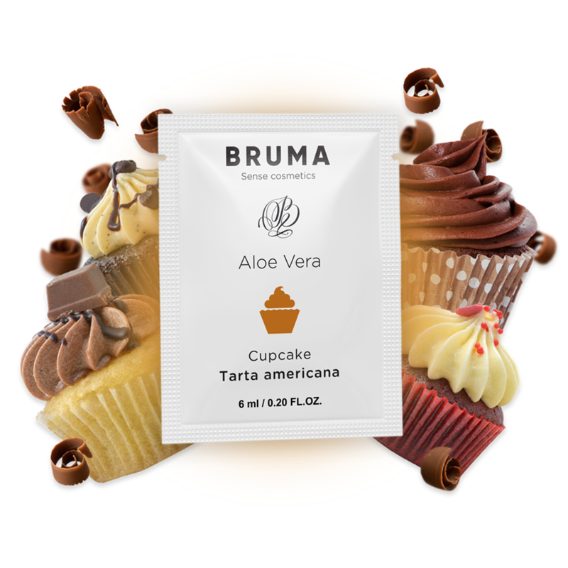 BRUMA - GEL LUBRIFICANTE ALL'ALOE VERA GUSTO CUPCAKE 6 ML