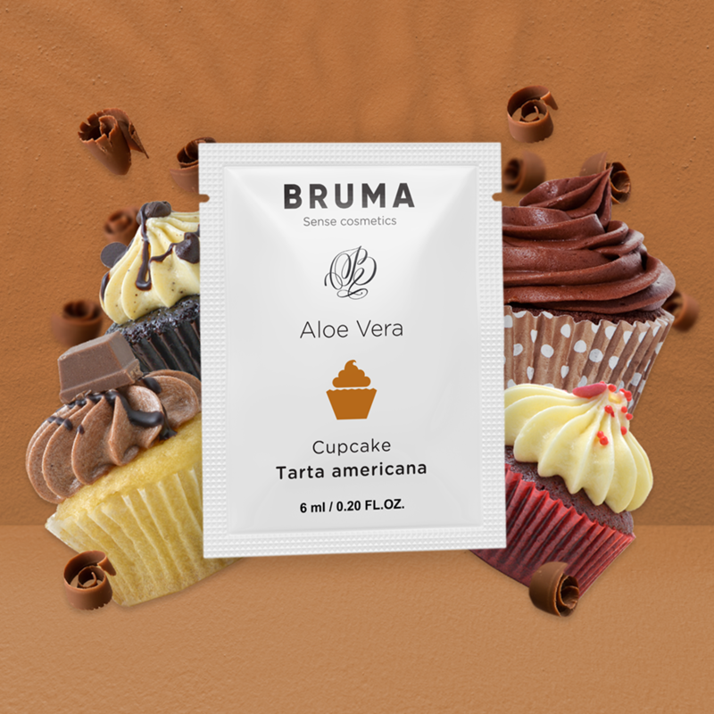 BRUMA - GEL LUBRIFICANTE ALL'ALOE VERA GUSTO CUPCAKE 6 ML
